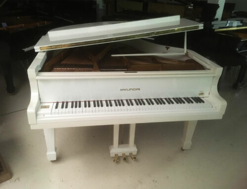 Pianoforte a coda Hundai 178 bianco